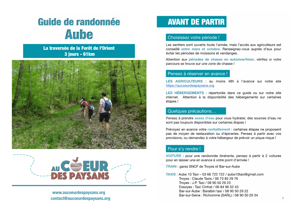 Guide Traversée De La Forêt D'orient 2018