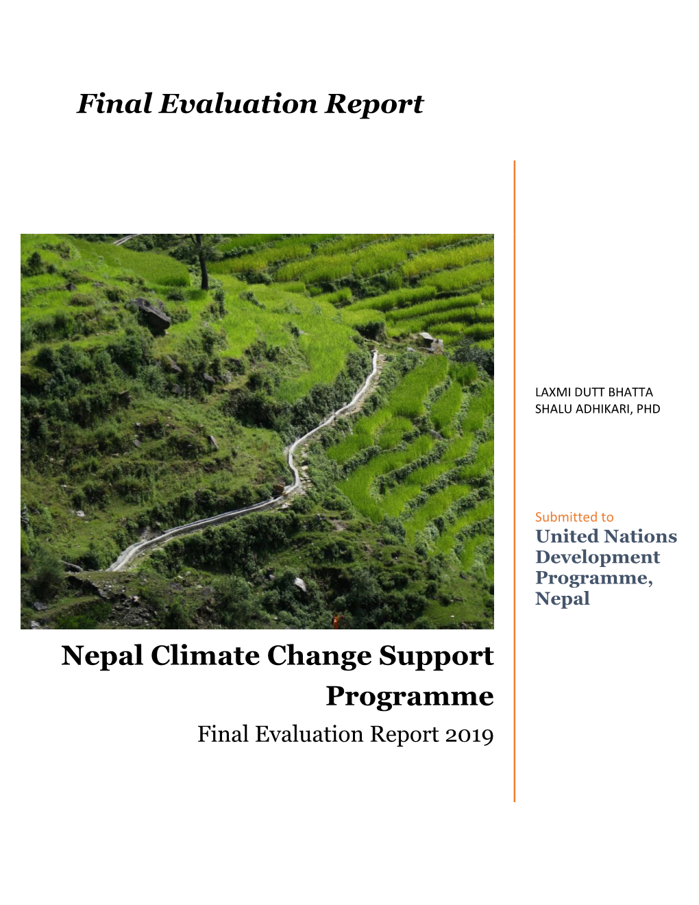 Nepal Climate Change Support Programme