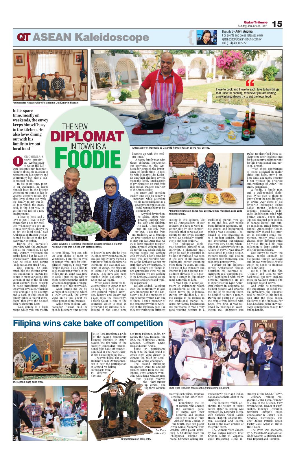 Diplomat Weekends, the Envoy in Town Is a Foodie! Keeps Himself Busy in the Kitchen