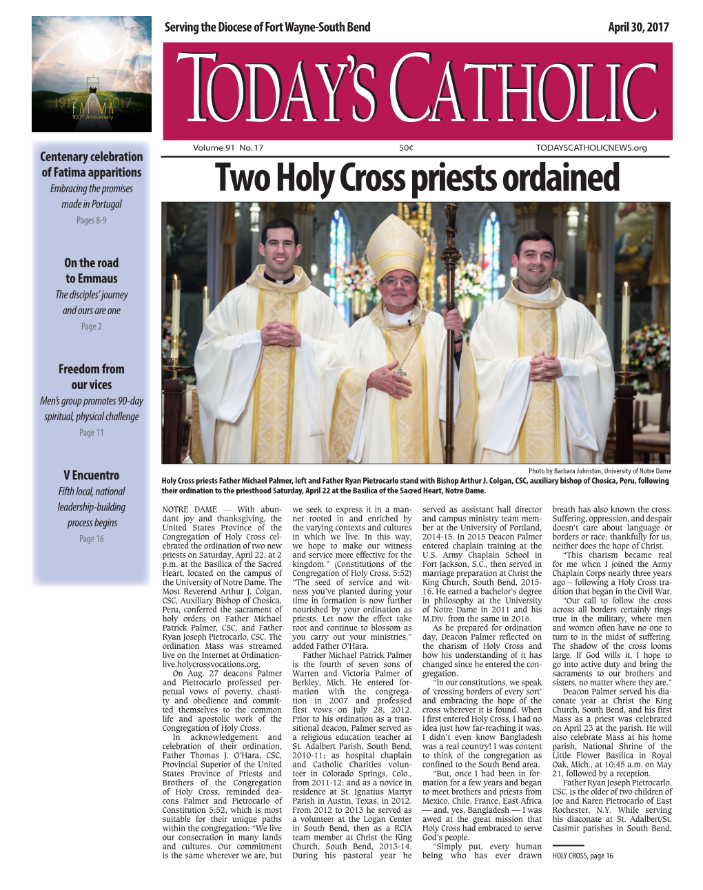 Two Holy Cross Priests Ordained Made in Portugal Pages 8-9