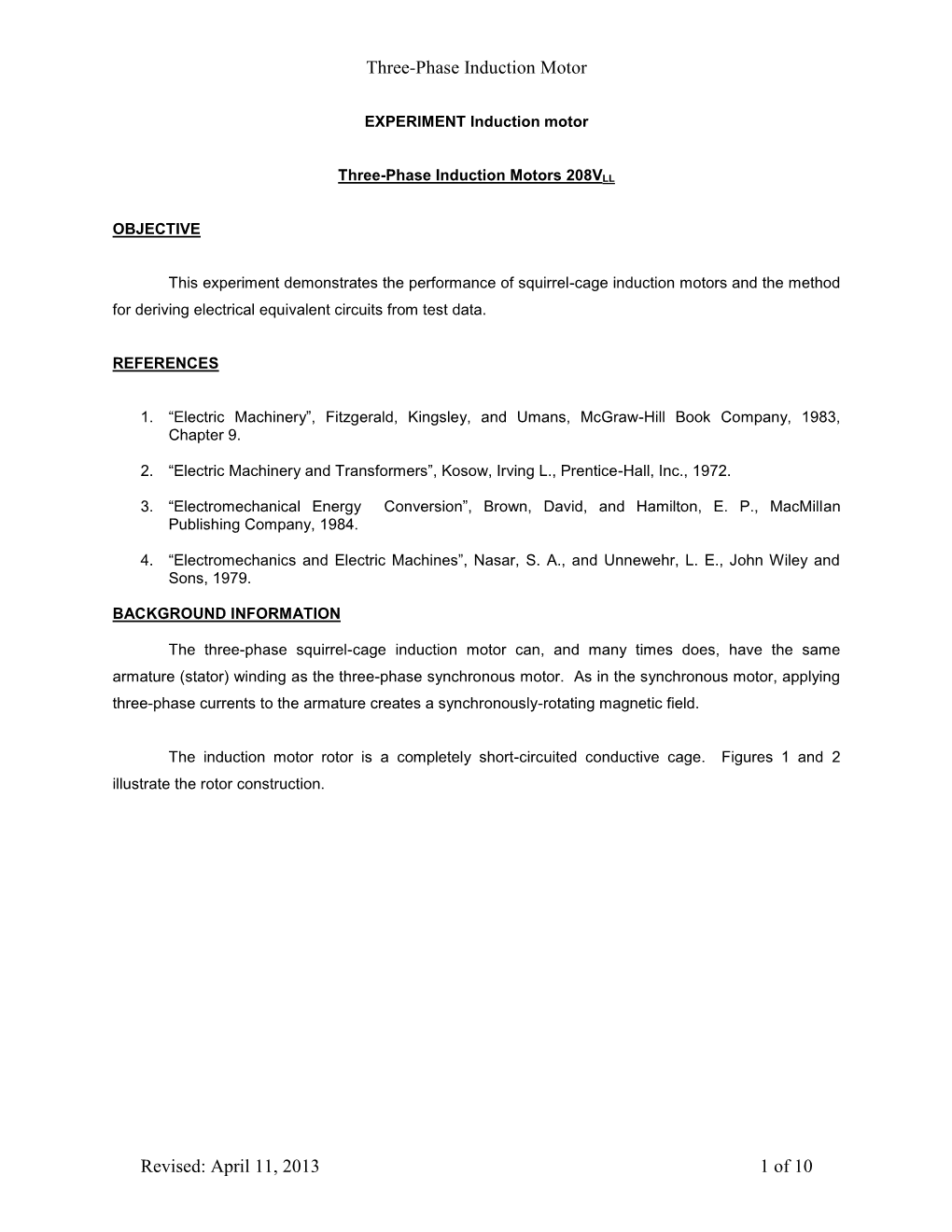 Three-Phase Induction Motor