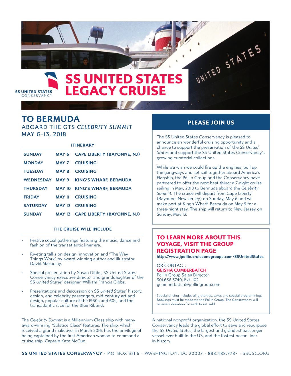 To Bermuda Please Join Us Aboard the Gts Celebrity Summit