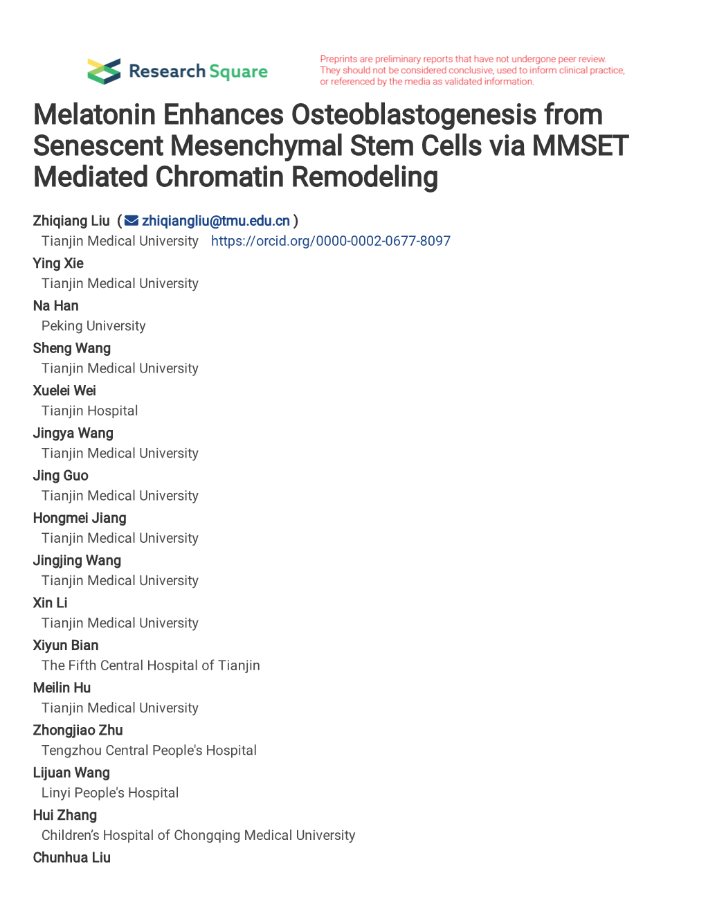 Via MMSET Mediated Chromatin Remodeling