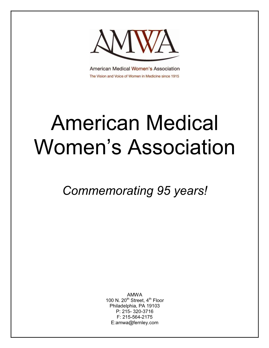 American Medical Women's Association