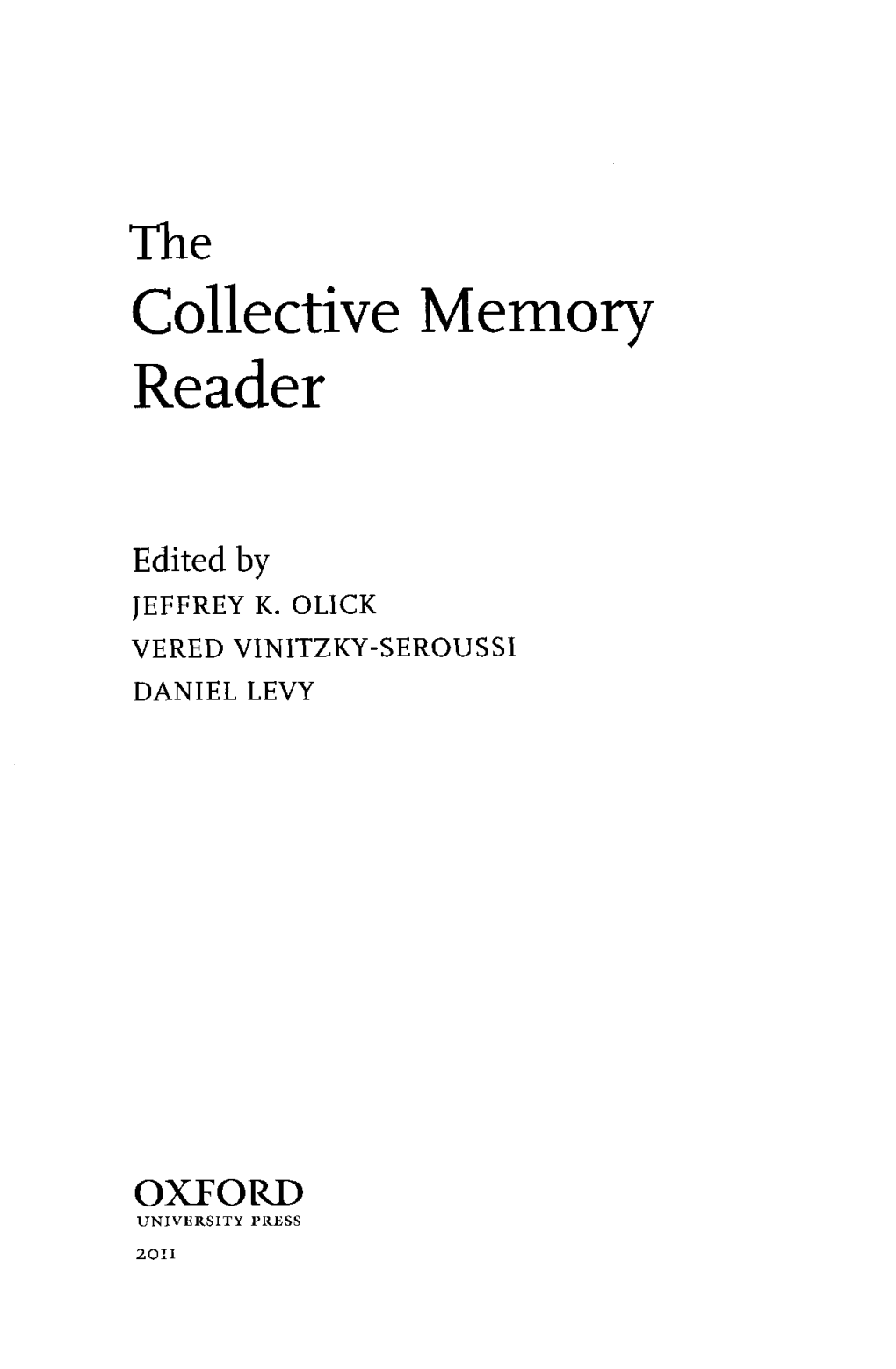 Collective Memory Reader