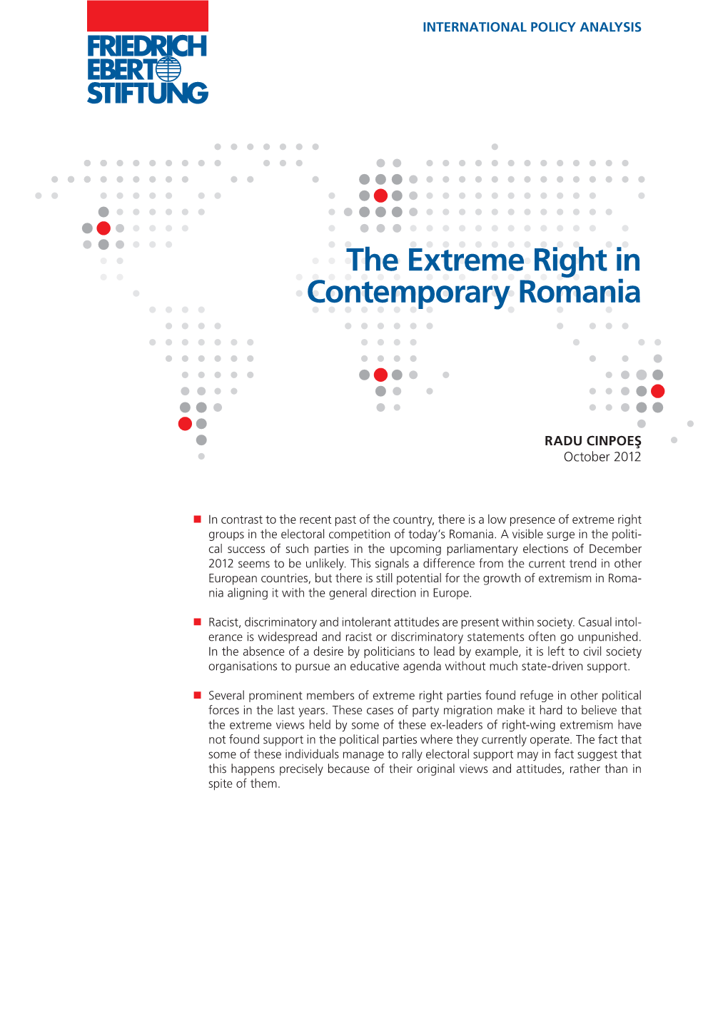 The Extreme Right in Contemporary Romania