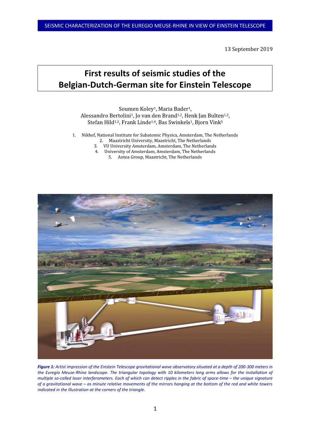 Seismic Characterization of the Euregio Meuse-Rhine in View of Einstein Telescope