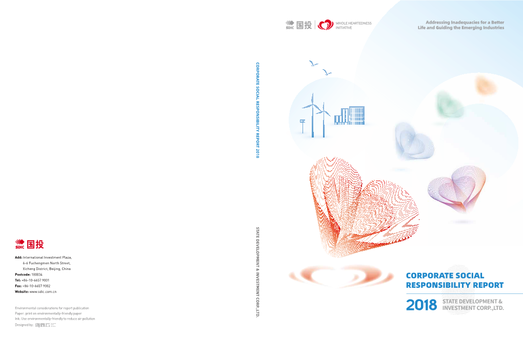 Corporate Social Responsibility Report 2018