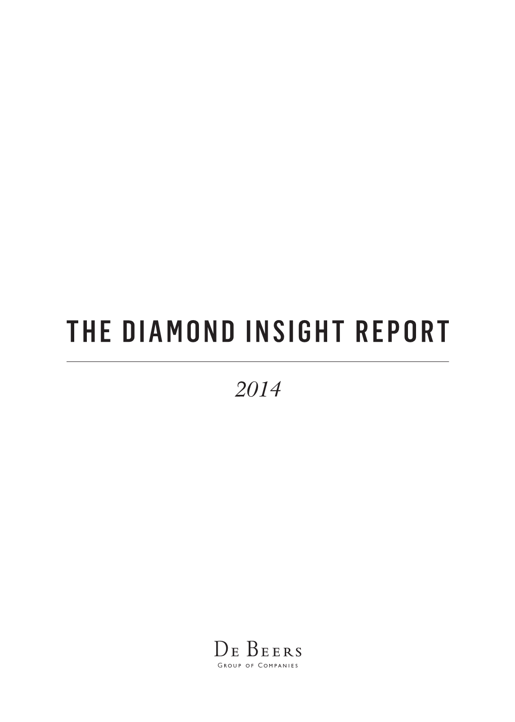 The Diamonds Insight Report 2014