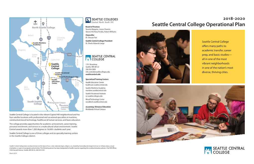 Seattle Central College Operational Plan