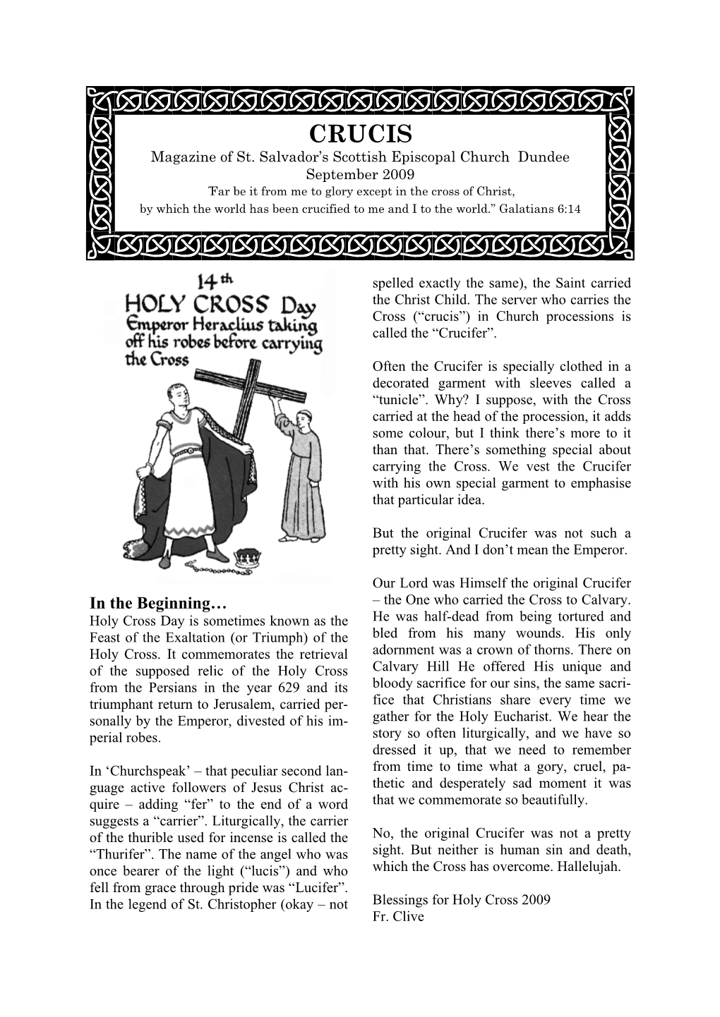 CRUCIS Magazine of St