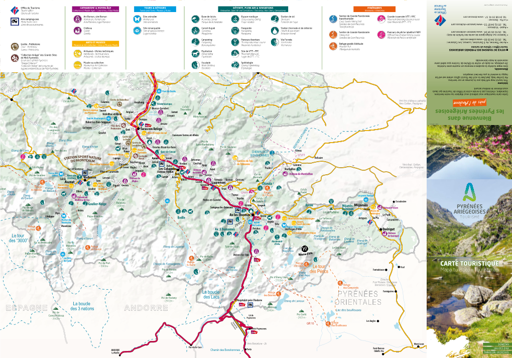 Plan Des Pyrénées Ariégeoises