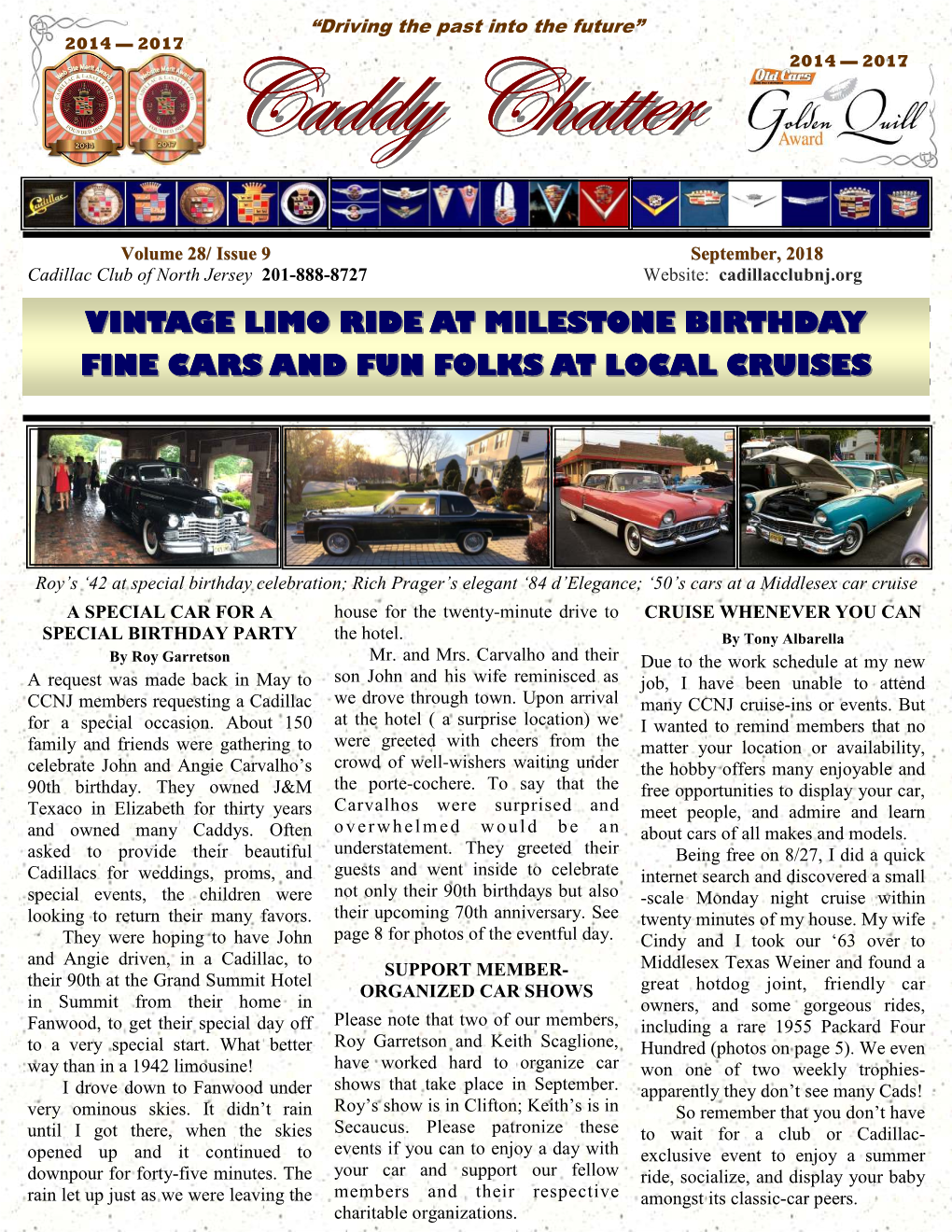 Vintage Limo Ride at Milestone Birthday Fine Cars and Fun Folks at Local Cruises