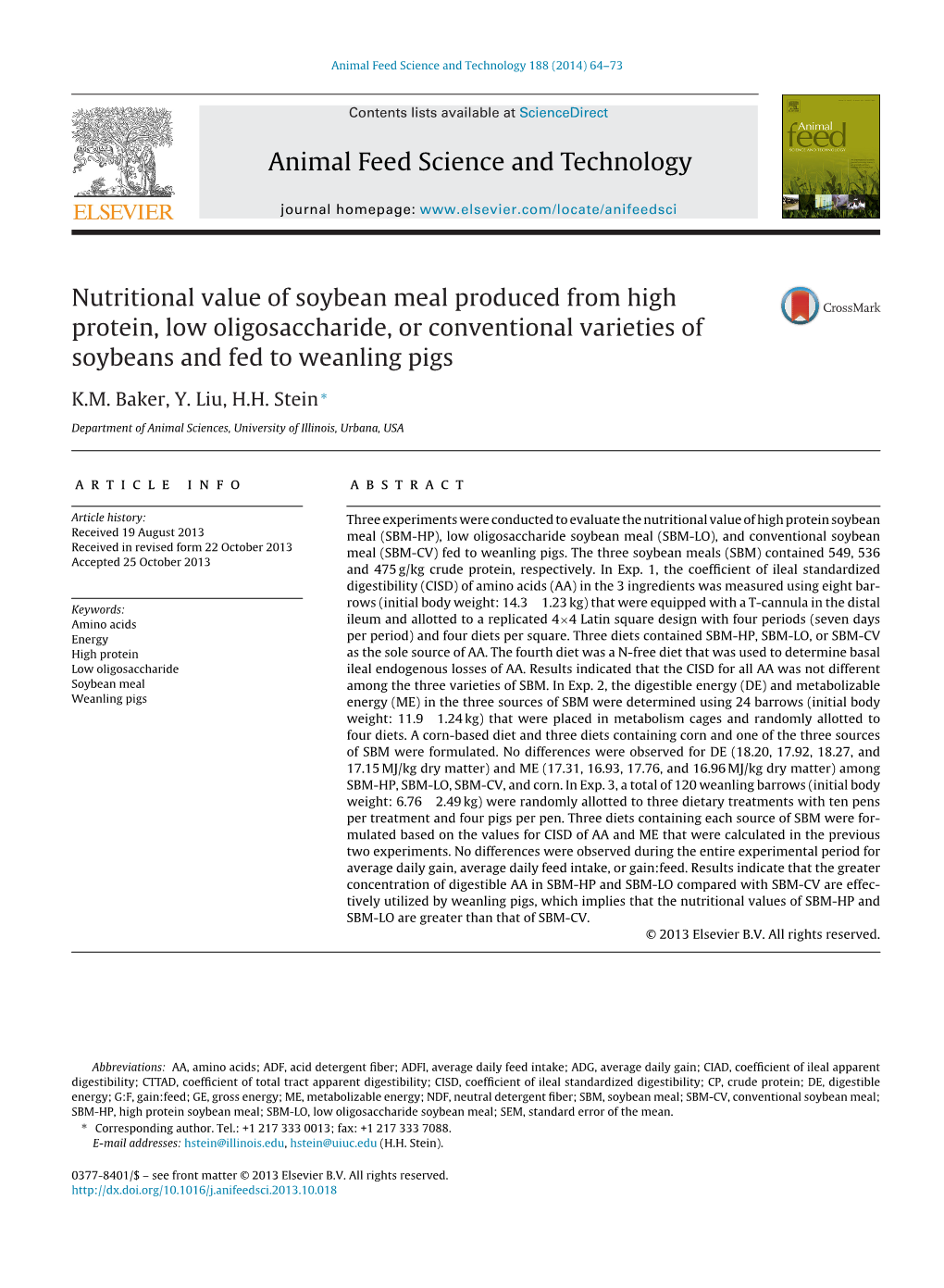 Nutritional Value of Soybean Meal Produced from High Protein, Low Oligosaccharide, Or Conventional Varieties of Soybeans And