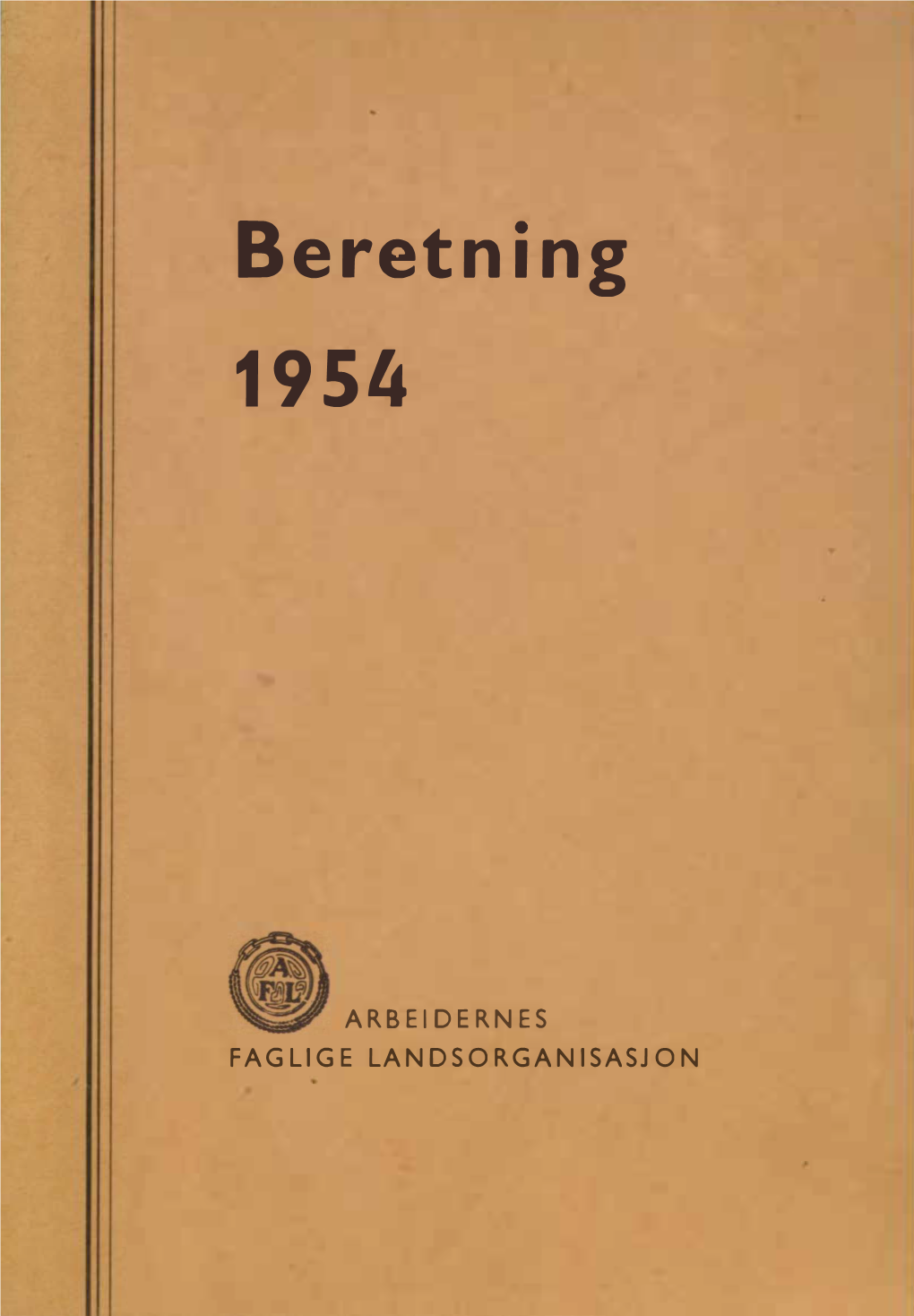 Beretning 1954