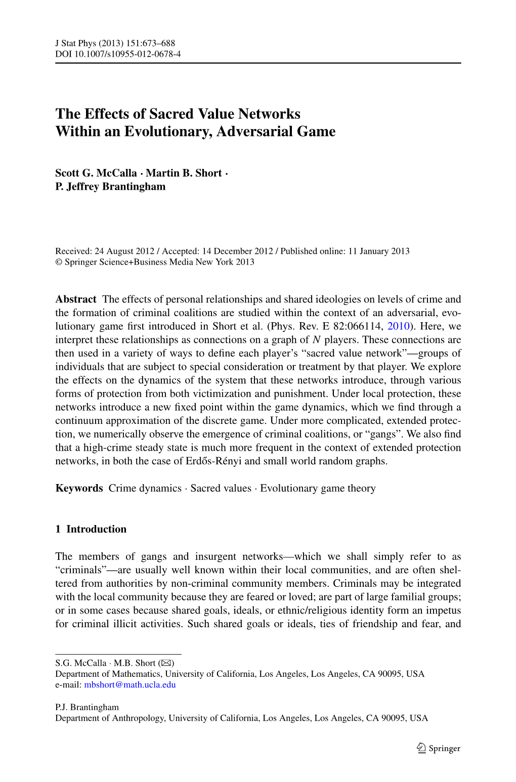 The Effects of Sacred Value Networks Within an Evolutionary, Adversarial Game