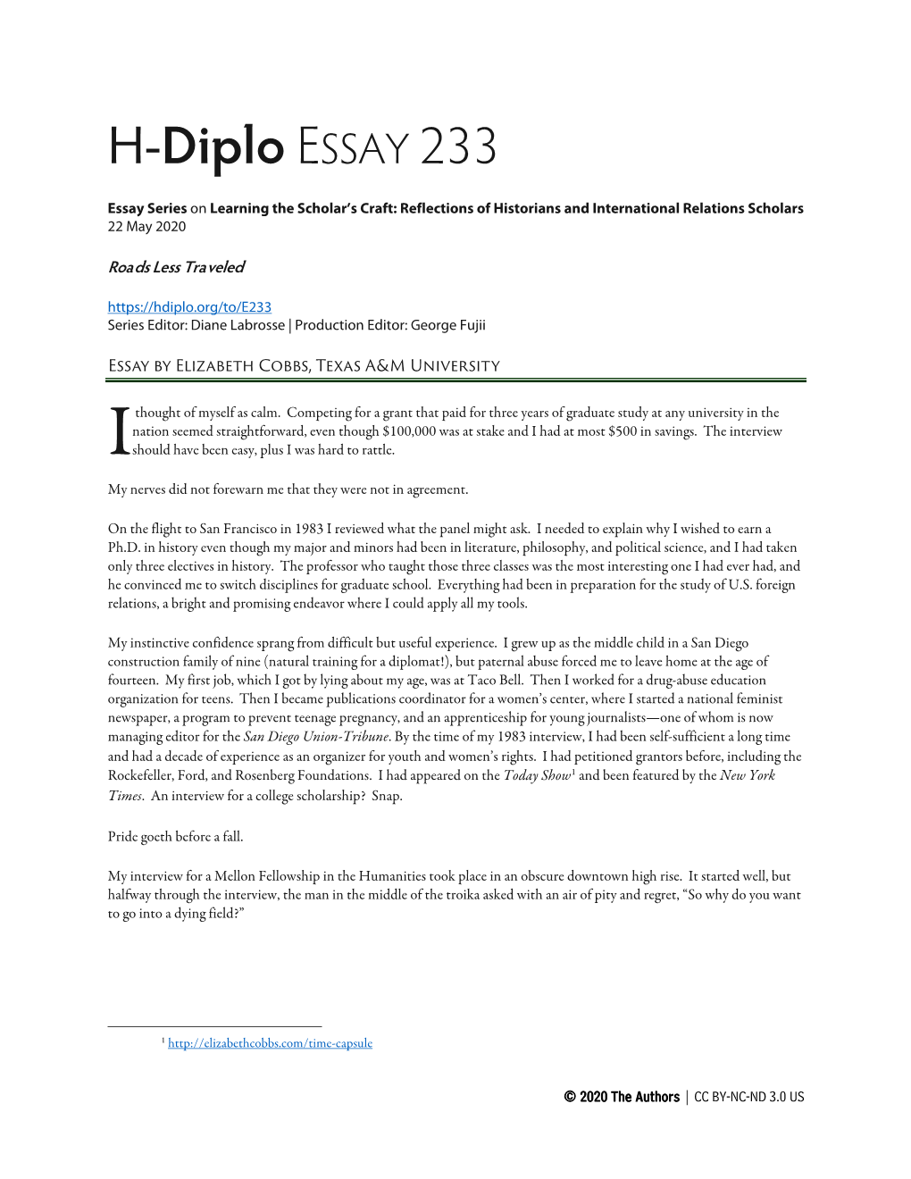 H-Diplo ESSAY 233