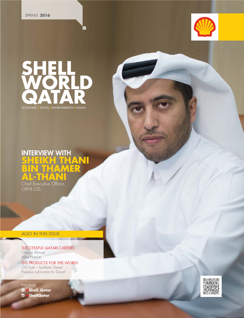 SHEIKH THANI BIN THAMER AL-THANI Chief Executive Ofﬁcer, ORYX GTL