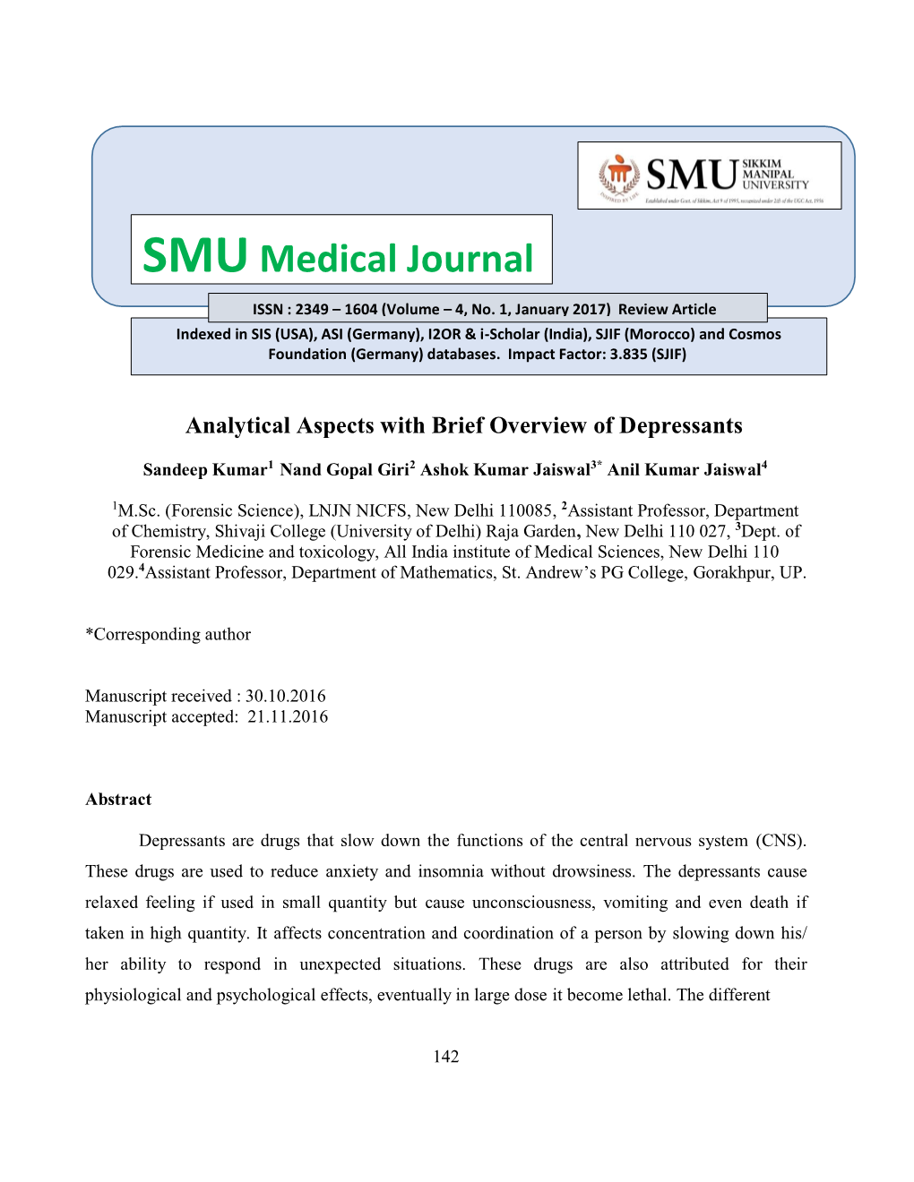 Smumedical Journal