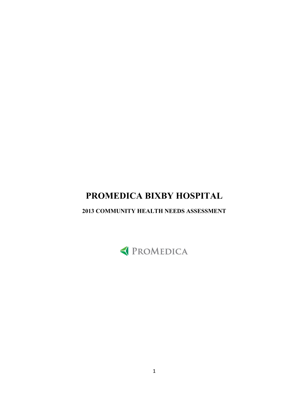 Promedica Bixby Hospital