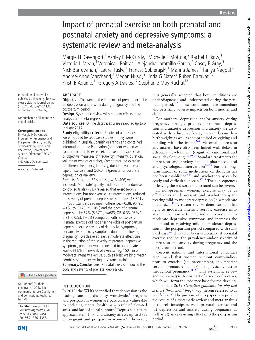 A Systematic Review and Meta-Analysi
