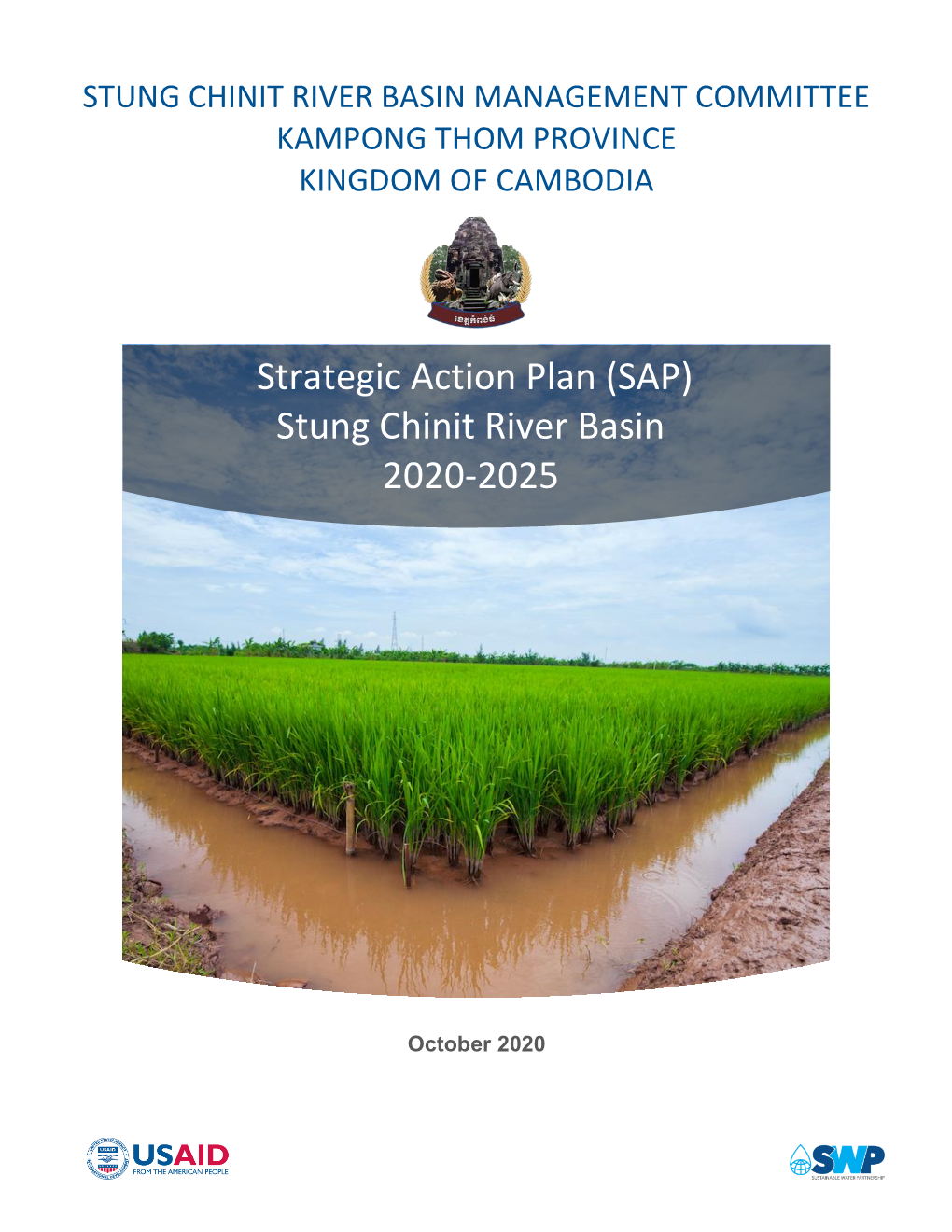 Strategic Action Plan (SAP) Stung Chinit River Basin 2020-2025