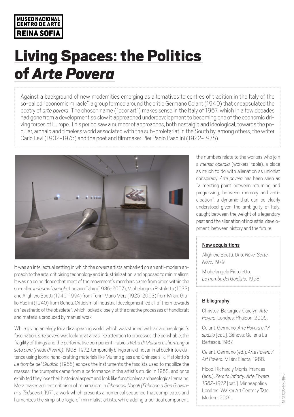 The Politics of Arte Povera