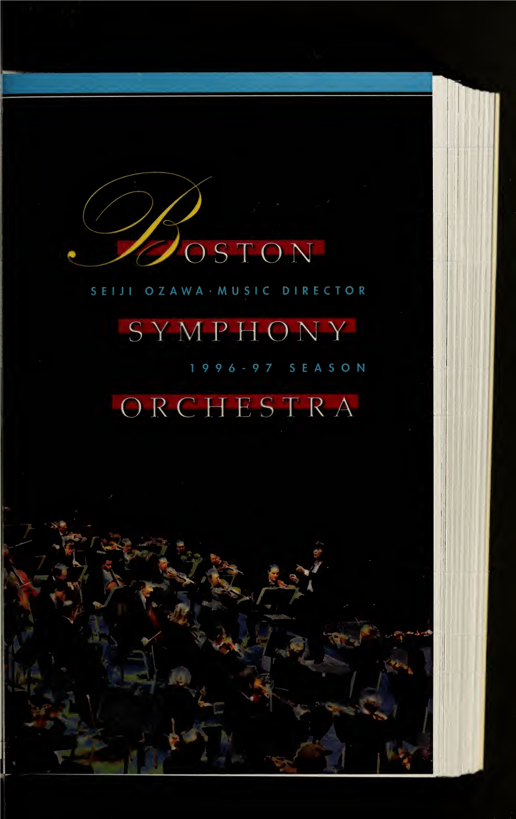 Boston Symphony Orchestra Concert Programs, Season 116, 1996-1997