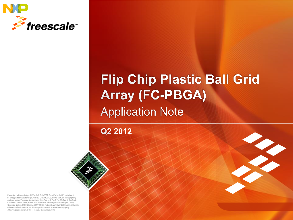 FC-PBGA, Flip Chip Plastic Ball Grid Array