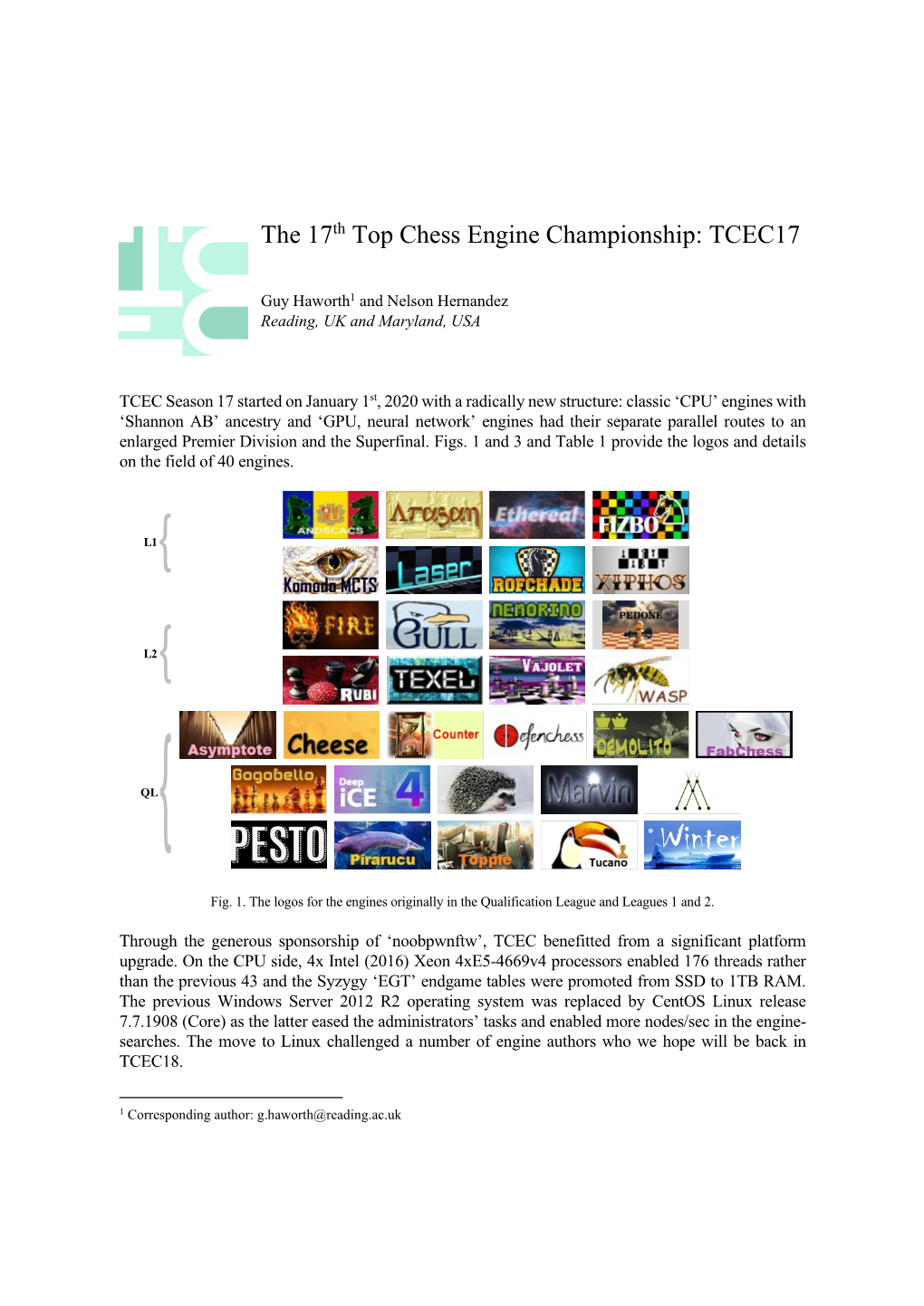 The 17Th Top Chess Engine Championship: TCEC17