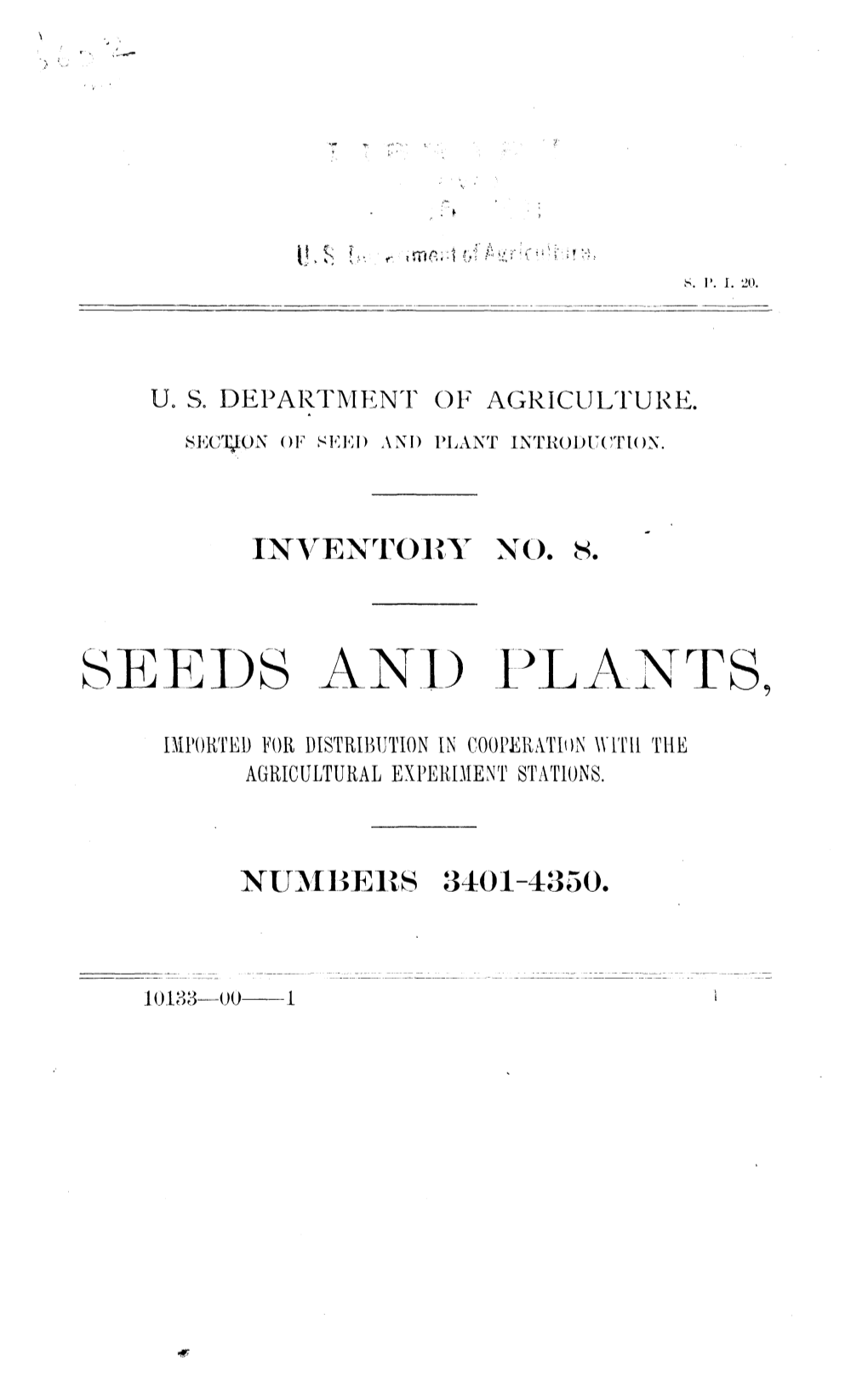 Seeds and Plants