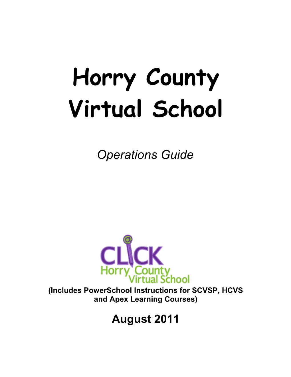 Horry County Virtual School