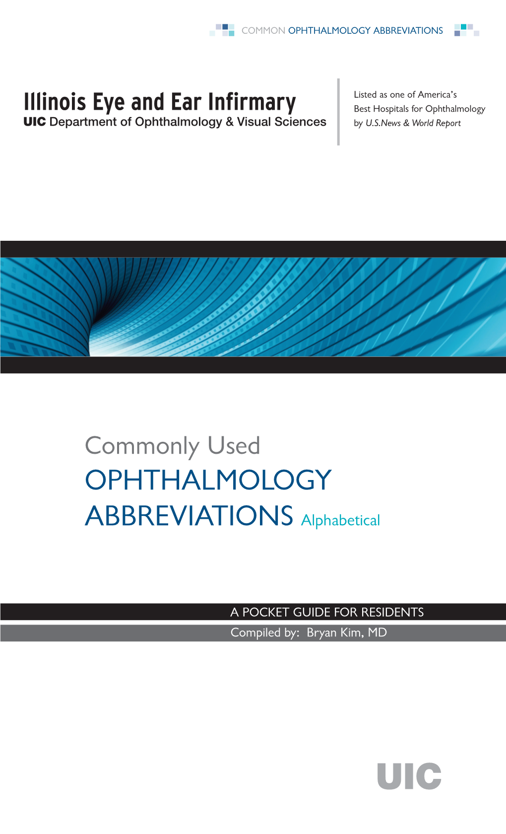 Ophthalmology Abbreviations Alphabetical
