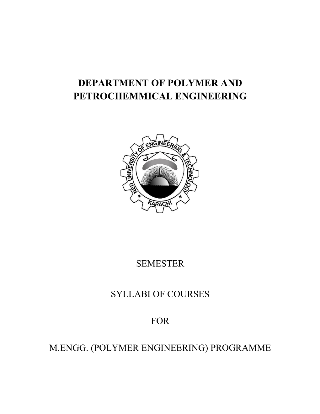 M.ENGG. Syllabi