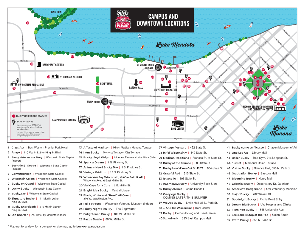 Campus and Downtown Map