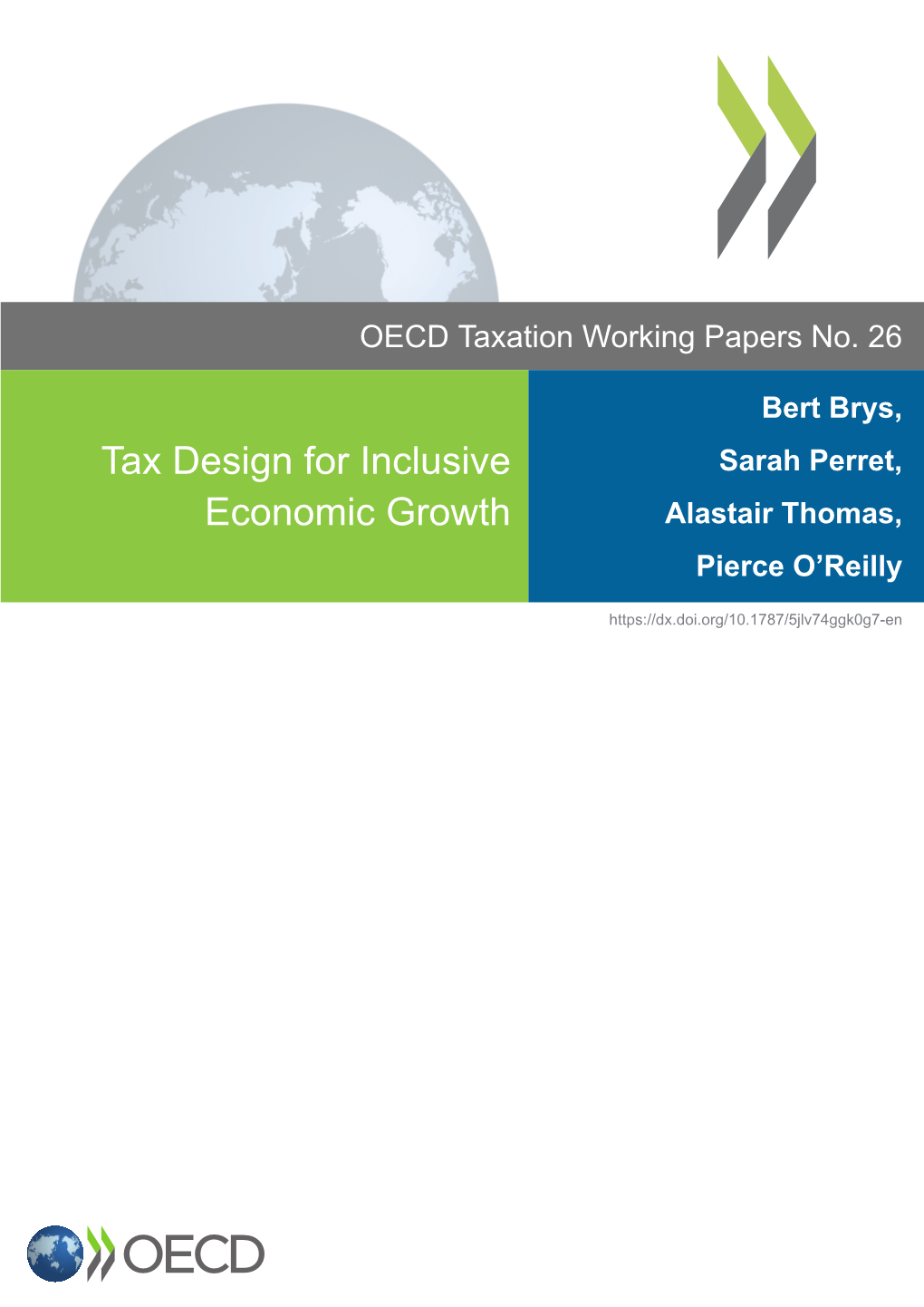 Tax Design for Inclusive Economic Growth