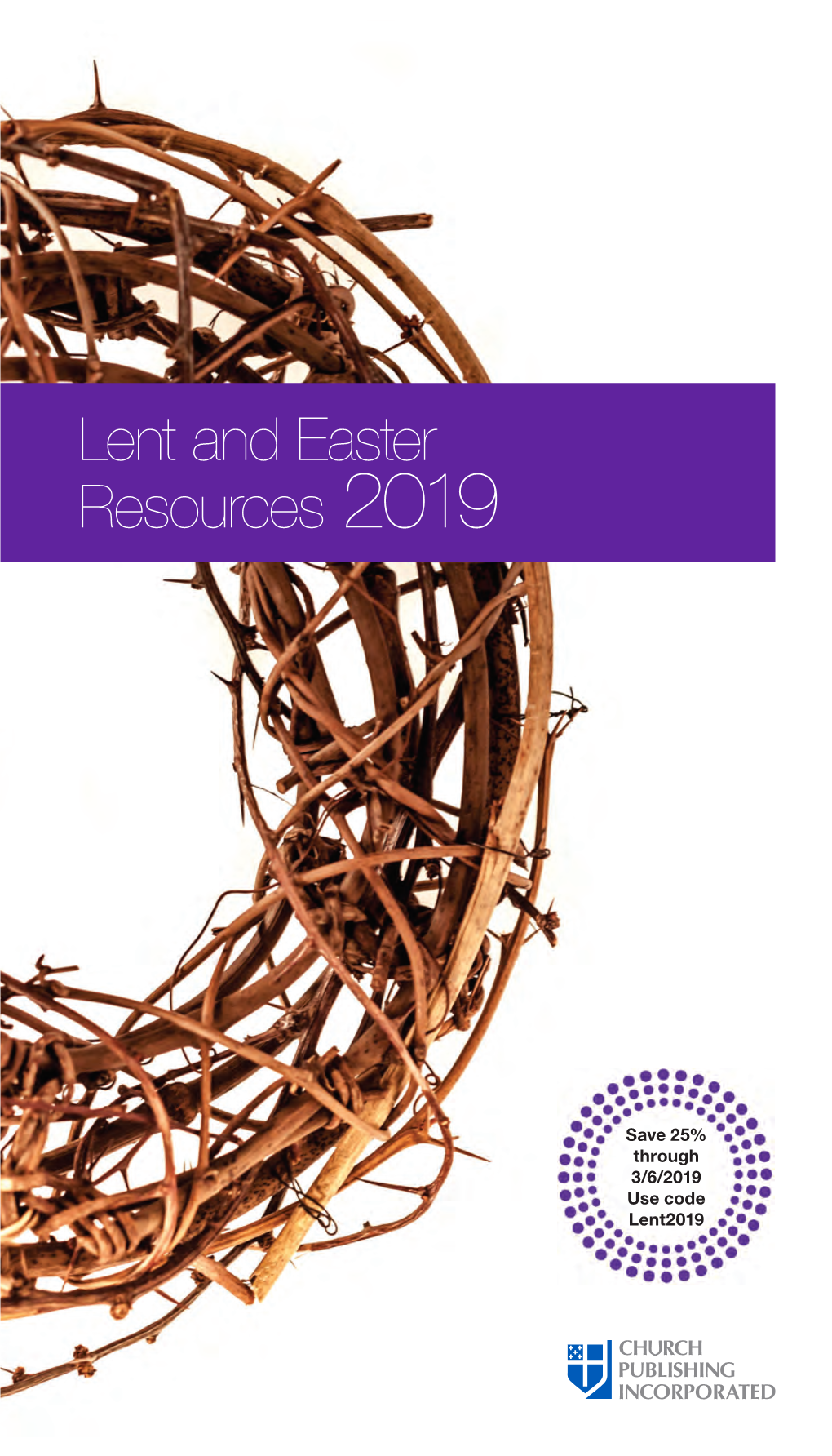 Lent and Easter Resources 2019