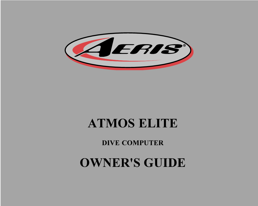 Atmos Elite Owner's Guide, Doc