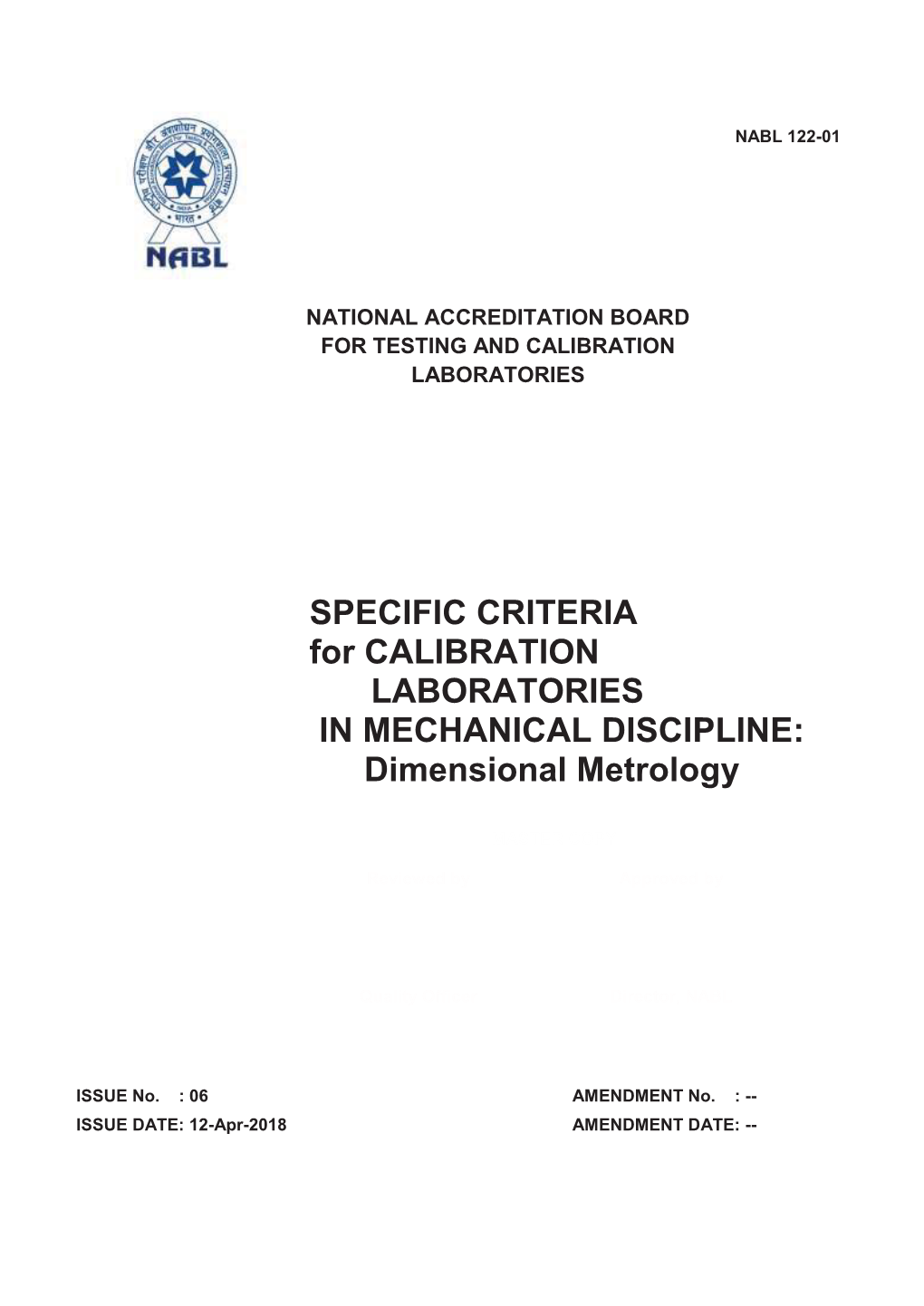 Dimensional Calibration Under Mechanical Discipline