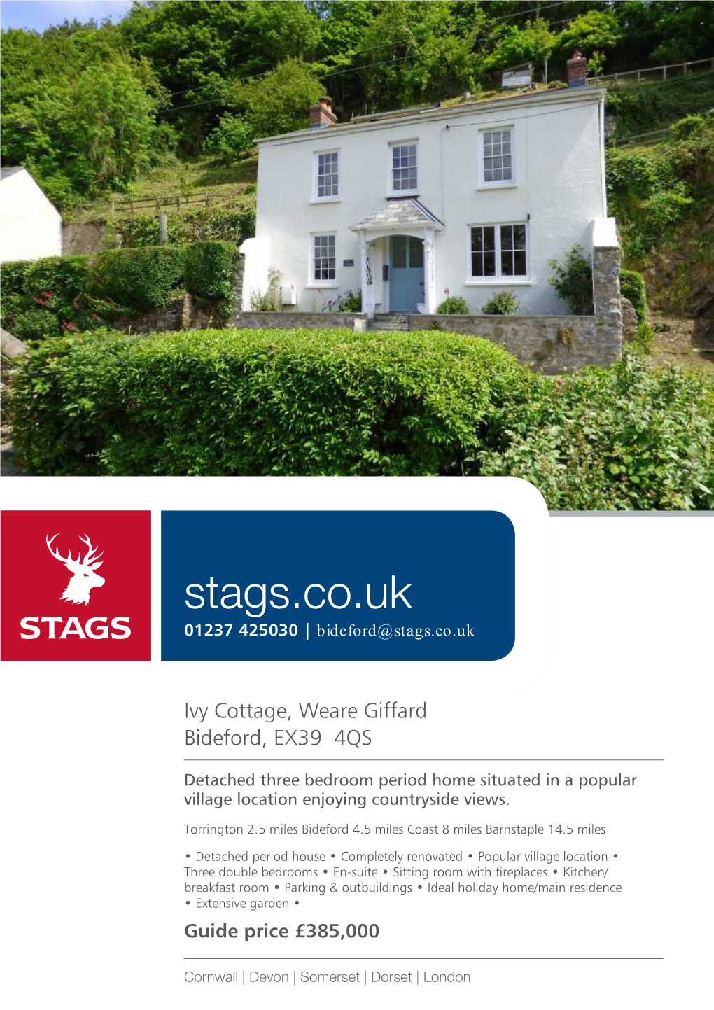 Ivy Cottage, Weare Giffard Bideford, EX39 4QS