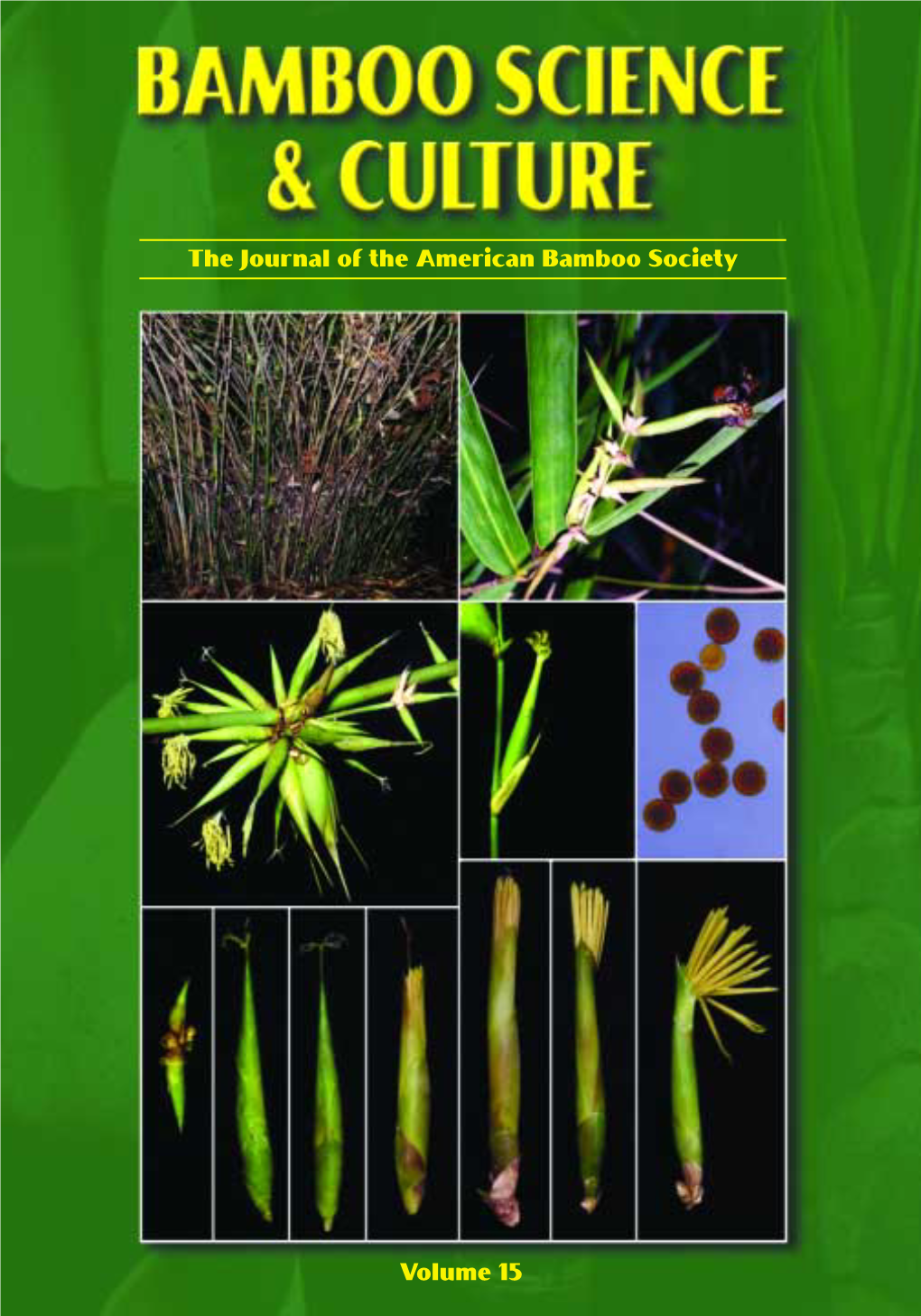 The Journal of the American Bamboo Society