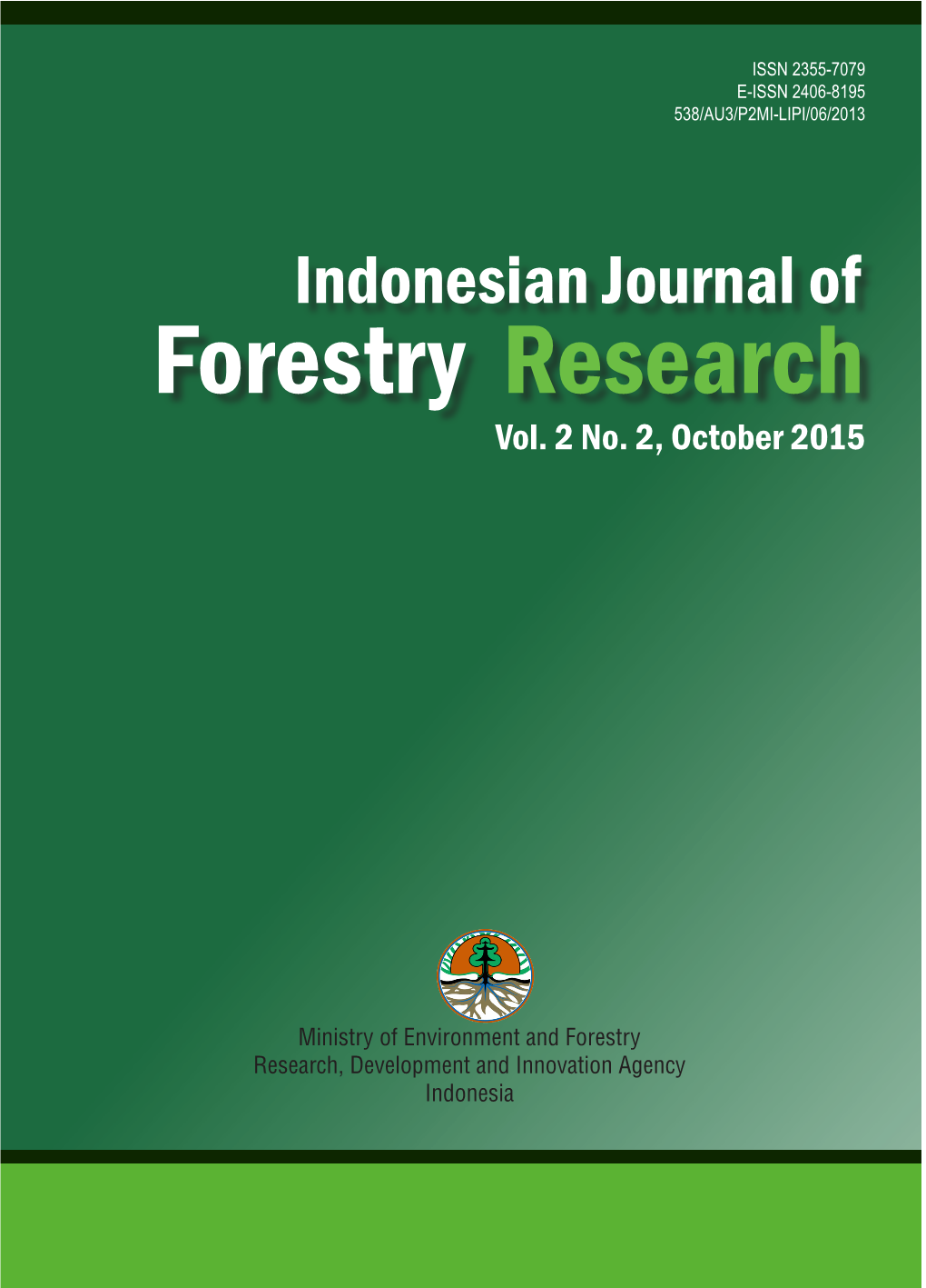 Forestry Research Vol