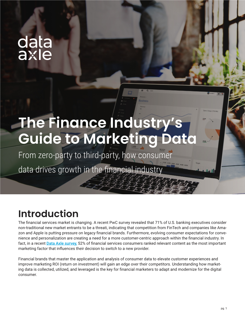 The Finance Industry's Guide to Marketing Data