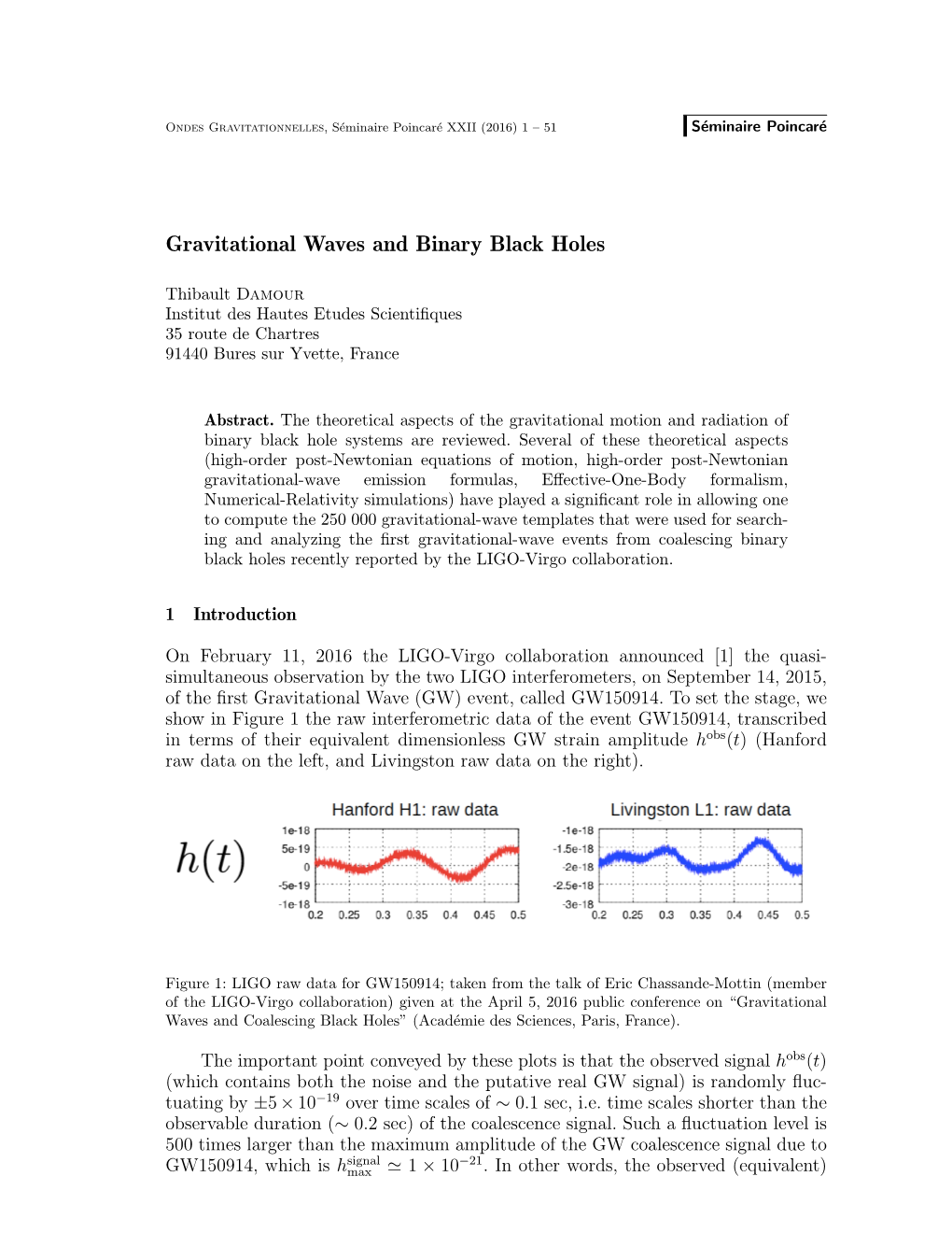 Gravitational Waves and Binary Black Holes