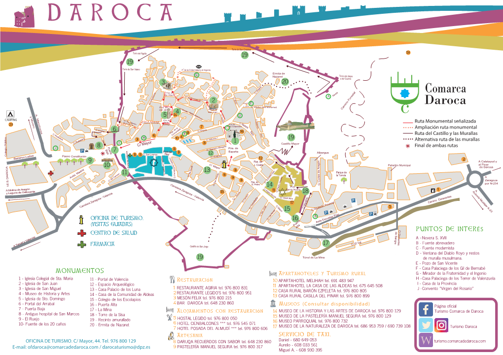 Plano Turístico Daroca