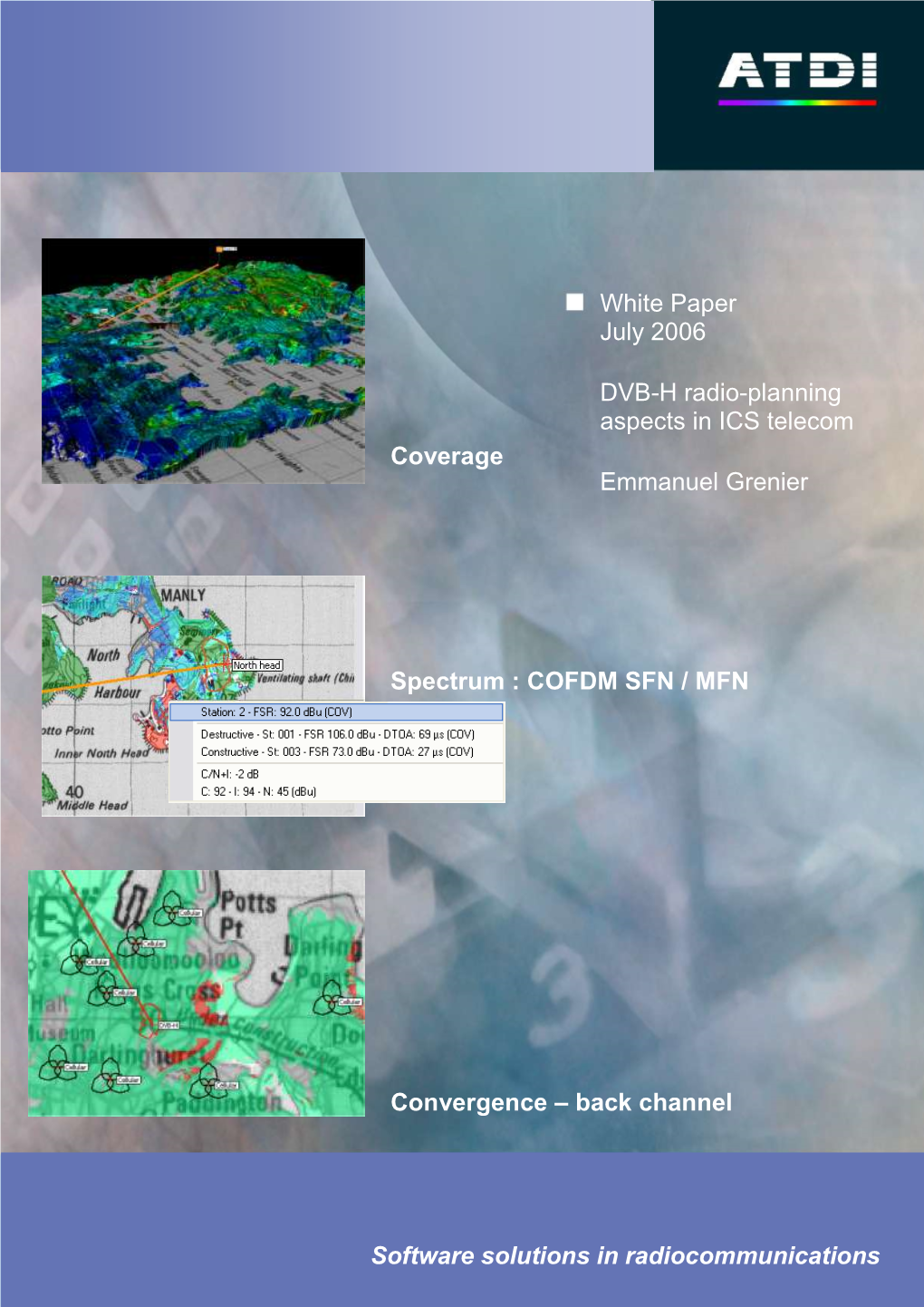 DVB-H Planning with ICS Telecom