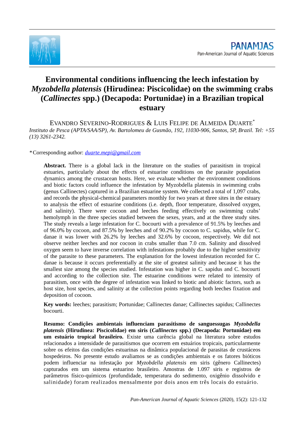 Environmental Conditions Influencing the Leech Infestation by Myzobdella