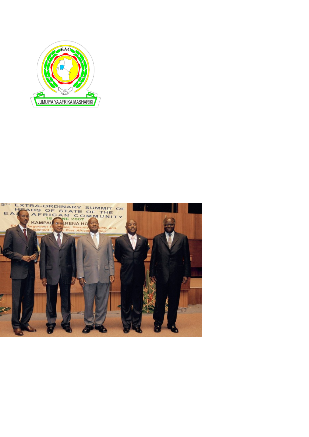 The East African Community: Union of Governments Or Union of the People? s1