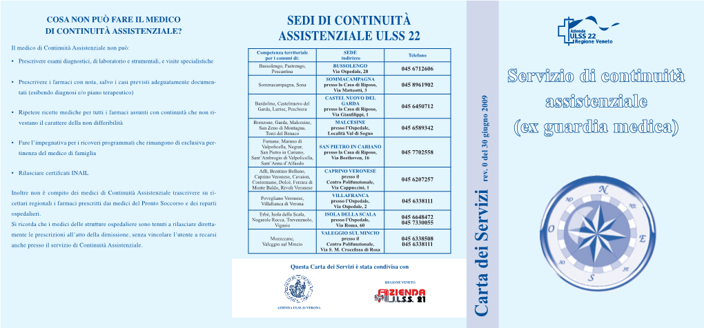 Servizio Di Continuità Assistenziale (Ex Guardia Medica)