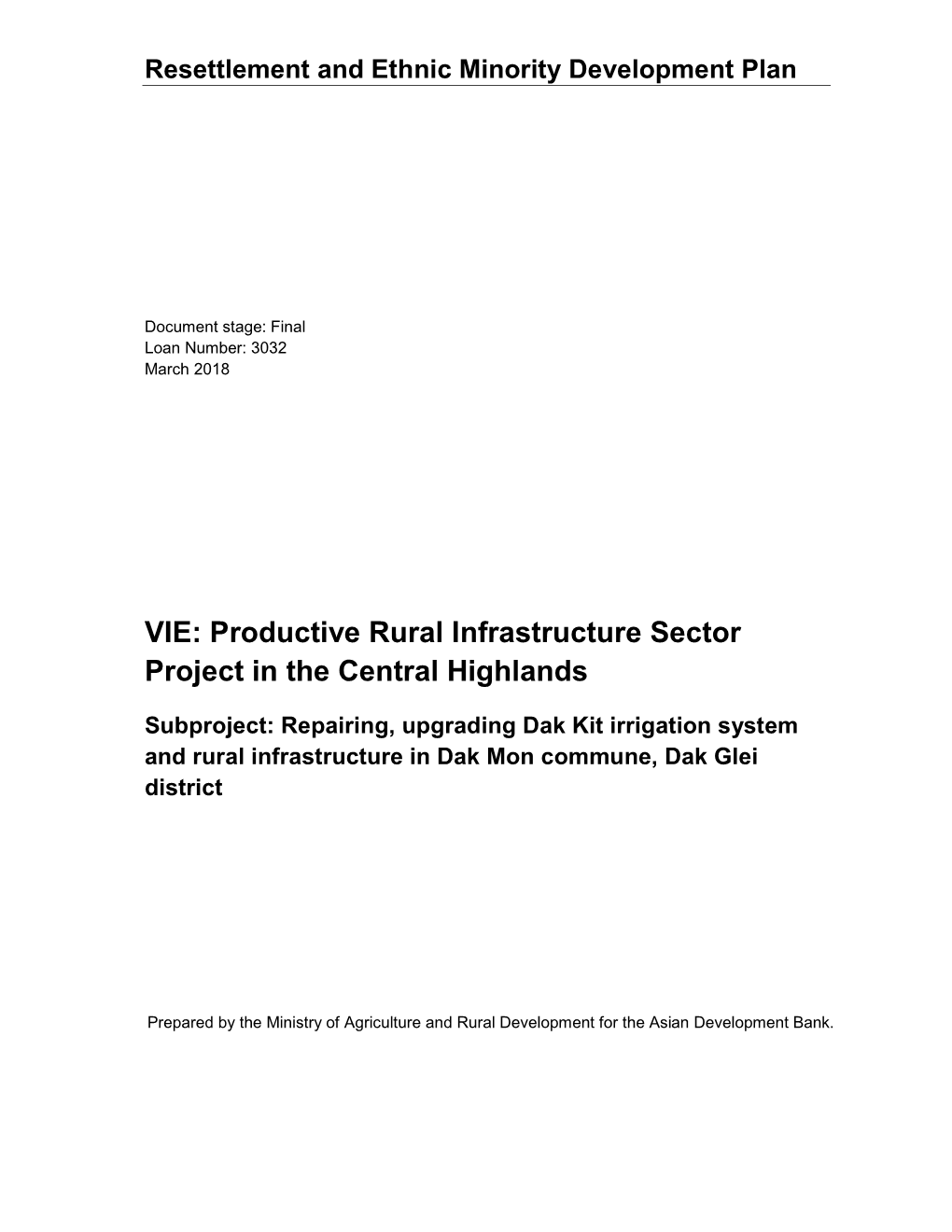 40238-023: Productive Rural Infrastructure Sector Project in The